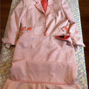Nipon Boutique Pink and Orange Women's Suit